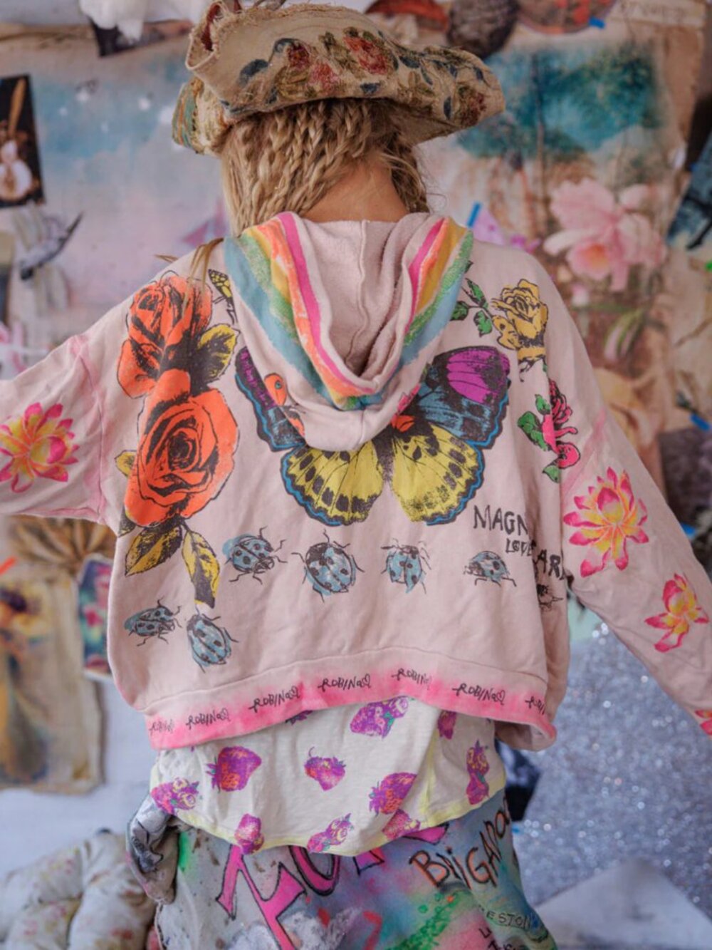 Magnolia Pearl Awaken Sleeping Heart Isola Hoodie - OS - Picture 2 of 7